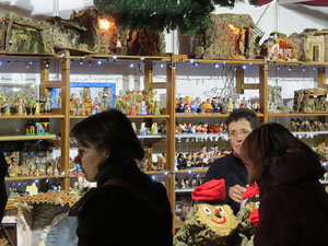 Nadal 2014 a Girona. Els mercats de Nadal. Firanadal, mercat del Cul de la Lleona, de la plaça Catalunya... 