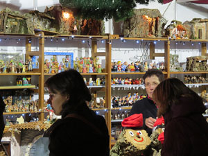 Nadal 2014 a Girona. Els mercats de Nadal. Firanadal, mercat del Cul de la Lleona, de la pla&ccedil;a Catalunya... 