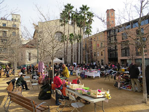 Nadal 2014 a Girona. Els mercats de Nadal. Firanadal, mercat del Cul de la Lleona, de la pla&ccedil;a Catalunya... 