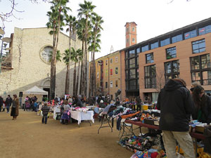 Nadal 2014 a Girona. Els mercats de Nadal. Firanadal, mercat del Cul de la Lleona, de la pla&ccedil;a Catalunya... 