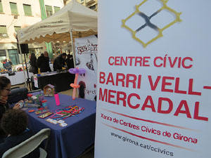 Nadal 2014 a Girona. Els mercats de Nadal. Firanadal, mercat del Cul de la Lleona, de la pla&ccedil;a Catalunya... 