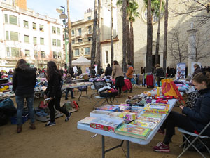 Nadal 2014 a Girona. Els mercats de Nadal. Firanadal, mercat del Cul de la Lleona, de la pla&ccedil;a Catalunya... 