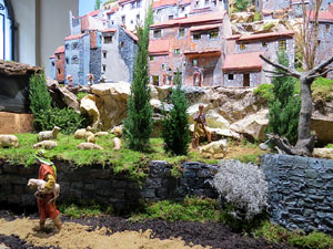 Nadal 2014 a Girona. El pessebre de l'Ajuntament