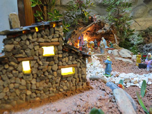 Nadal 2014 a Girona. Pessebres a les botigues