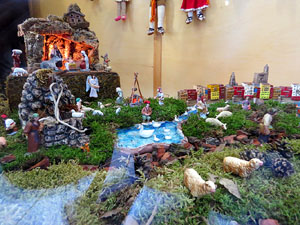 Nadal 2014 a Girona. Pessebres a les botigues