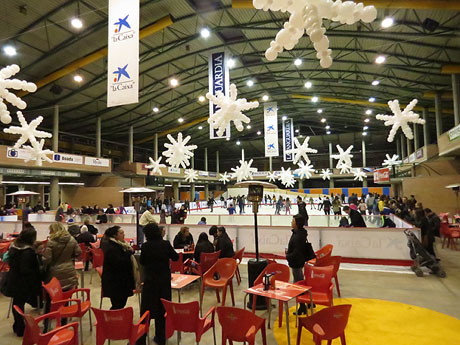 Nadal 2014 a Girona. Pista de gel a Fira de Girona