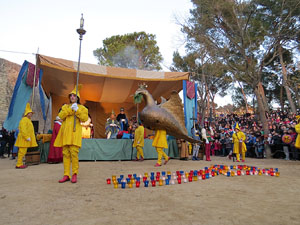 La Cavalcada de Reis 2015. El campament reial als Jardins de la Muralla