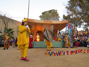 La Cavalcada de Reis 2015. El campament reial als Jardins de la Muralla