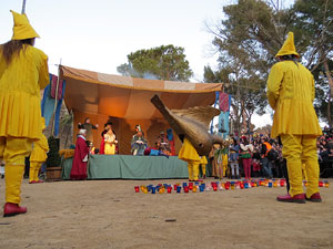 La Cavalcada de Reis 2015. El campament reial als Jardins de la Muralla