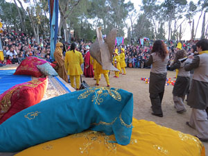 La Cavalcada de Reis 2015. El campament reial als Jardins de la Muralla