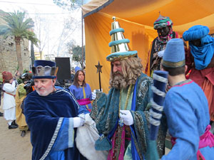 La Cavalcada de Reis 2015. El campament reial als Jardins de la Muralla