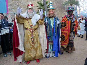 La Cavalcada de Reis 2015. El campament reial als Jardins de la Muralla