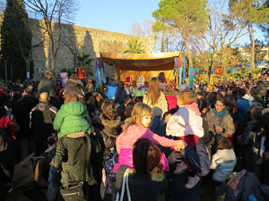 La Cavalcada de Reis 2015. El campament reial als Jardins de la Muralla