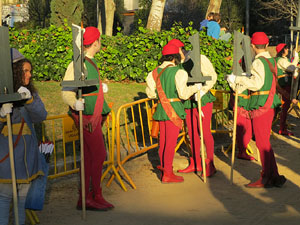 La Cavalcada de Reis 2015. El campament reial als Jardins de la Muralla