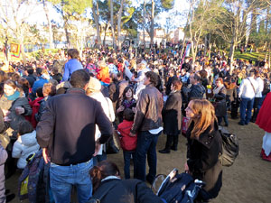 La Cavalcada de Reis 2015. El campament reial als Jardins de la Muralla