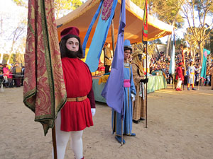 La Cavalcada de Reis 2015. El campament reial als Jardins de la Muralla