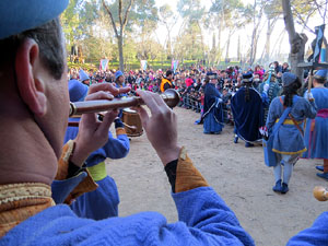 La Cavalcada de Reis 2015. El campament reial als Jardins de la Muralla