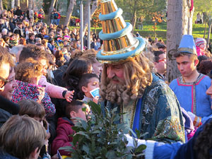 La Cavalcada de Reis 2015. El campament reial als Jardins de la Muralla