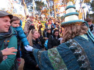 La Cavalcada de Reis 2015. El campament reial als Jardins de la Muralla