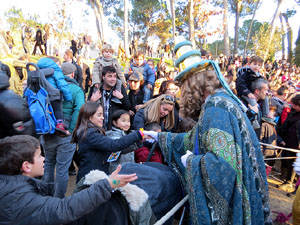 La Cavalcada de Reis 2015. El campament reial als Jardins de la Muralla