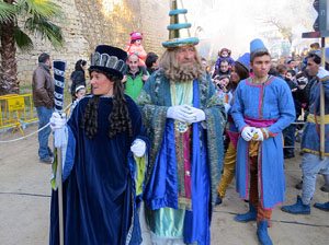 La Cavalcada de Reis 2015. El campament reial als Jardins de la Muralla