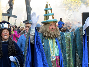 La Cavalcada de Reis 2015. El campament reial als Jardins de la Muralla