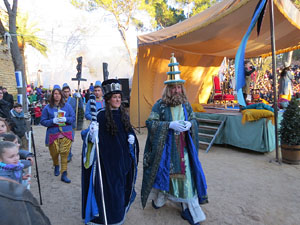 La Cavalcada de Reis 2015. El campament reial als Jardins de la Muralla