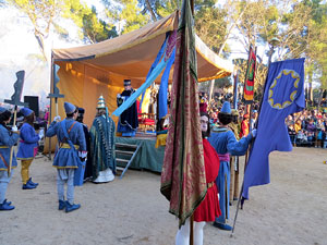 La Cavalcada de Reis 2015. El campament reial als Jardins de la Muralla