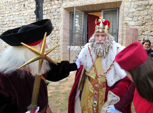 La Cavalcada de Reis 2015. El campament reial als Jardins de la Muralla