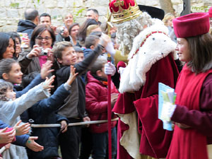 La Cavalcada de Reis 2015. El campament reial als Jardins de la Muralla