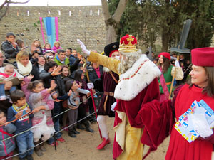 La Cavalcada de Reis 2015. El campament reial als Jardins de la Muralla