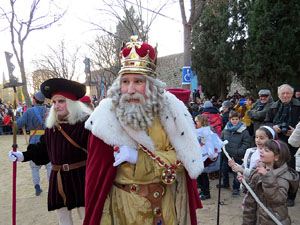 La Cavalcada de Reis 2015. El campament reial als Jardins de la Muralla