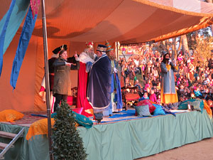 La Cavalcada de Reis 2015. El campament reial als Jardins de la Muralla