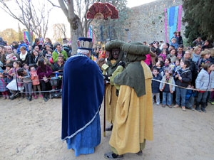 La Cavalcada de Reis 2015. El campament reial als Jardins de la Muralla