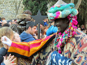 La Cavalcada de Reis 2015. El campament reial als Jardins de la Muralla