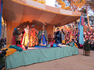La Cavalcada de Reis 2015. El campament reial als Jardins de la Muralla