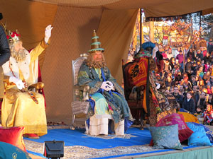 La Cavalcada de Reis 2015. El campament reial als Jardins de la Muralla