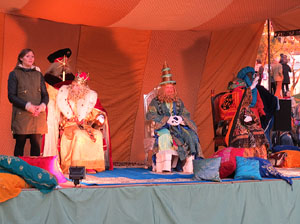 La Cavalcada de Reis 2015. El campament reial als Jardins de la Muralla
