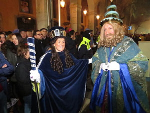 La Cavalcada de Reis 2015. Desfilada pels carrers de la ciutat, fins la plaça del Vi