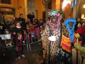 La Cavalcada de Reis 2015. Desfilada pels carrers de la ciutat, fins la plaça del Vi