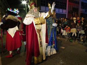 La Cavalcada de Reis 2015. Desfilada pels carrers de la ciutat, fins la plaça del Vi
