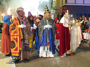 La Cavalcada de Reis 2015. Desfilada pels carrers de la ciutat, fins la plaça del Vi