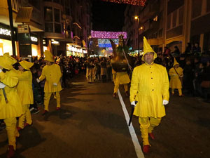 La Cavalcada de Reis 2015. Desfilada pels carrers de la ciutat, fins la plaça del Vi