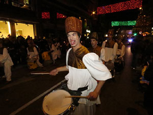 La Cavalcada de Reis 2015. Desfilada pels carrers de la ciutat, fins la plaça del Vi