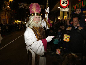 La Cavalcada de Reis 2015. Desfilada pels carrers de la ciutat, fins la plaça del Vi