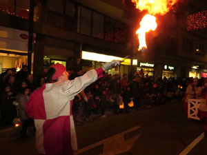 La Cavalcada de Reis 2015. Desfilada pels carrers de la ciutat, fins la plaça del Vi