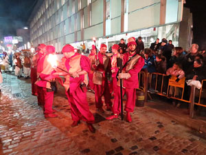La Cavalcada de Reis 2015. Desfilada pels carrers de la ciutat, fins la plaça del Vi