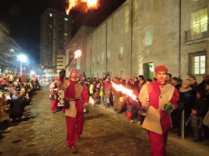 La Cavalcada de Reis 2015. Desfilada pels carrers de la ciutat, fins la plaça del Vi