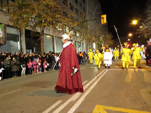 La Cavalcada de Reis 2015. Desfilada pels carrers de la ciutat, fins la plaça del Vi