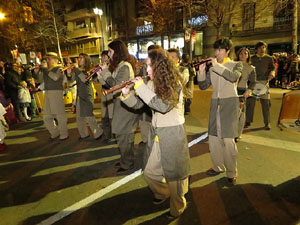 La Cavalcada de Reis 2015. Desfilada pels carrers de la ciutat, fins la plaça del Vi